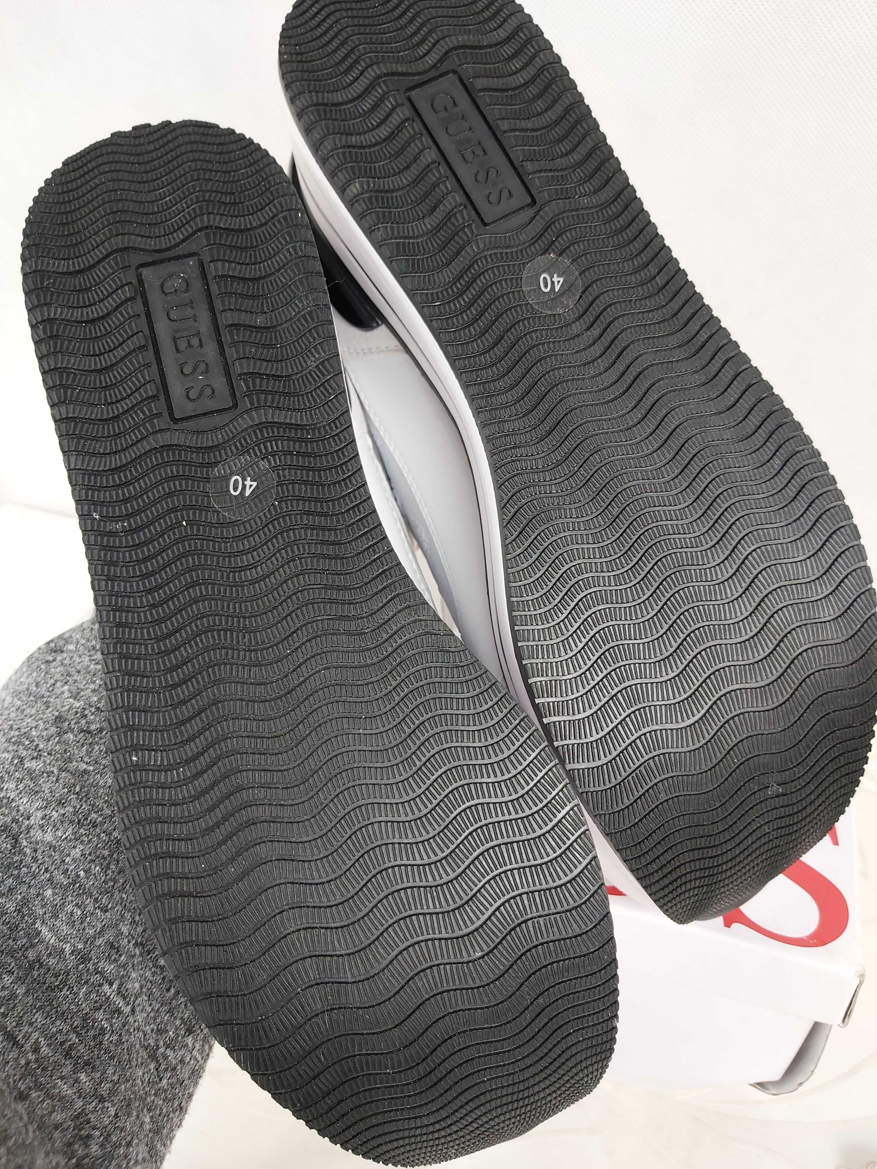 NOWE  sneakersy białe GUESS platforma 40
