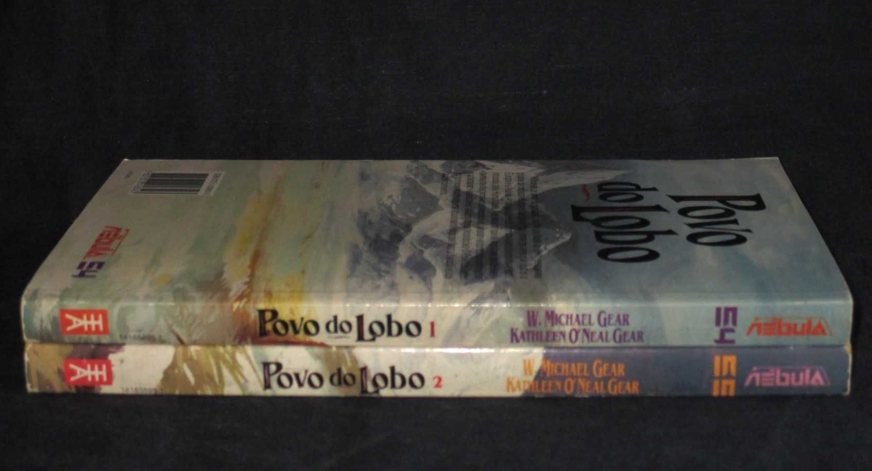 Livro Povo do Lobo W. Michael Gear Kathleen O'Neal Gear 2 volumes