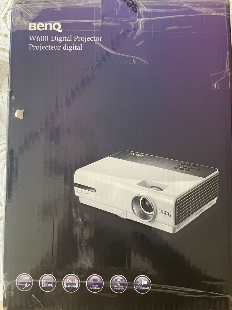 Projektor dlp benq w600 full fd