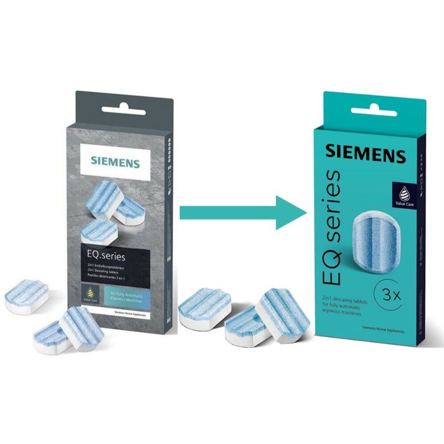 Набор для чистки кофемашины Siemens TZ80004 от накипи, таблетки,фильтр