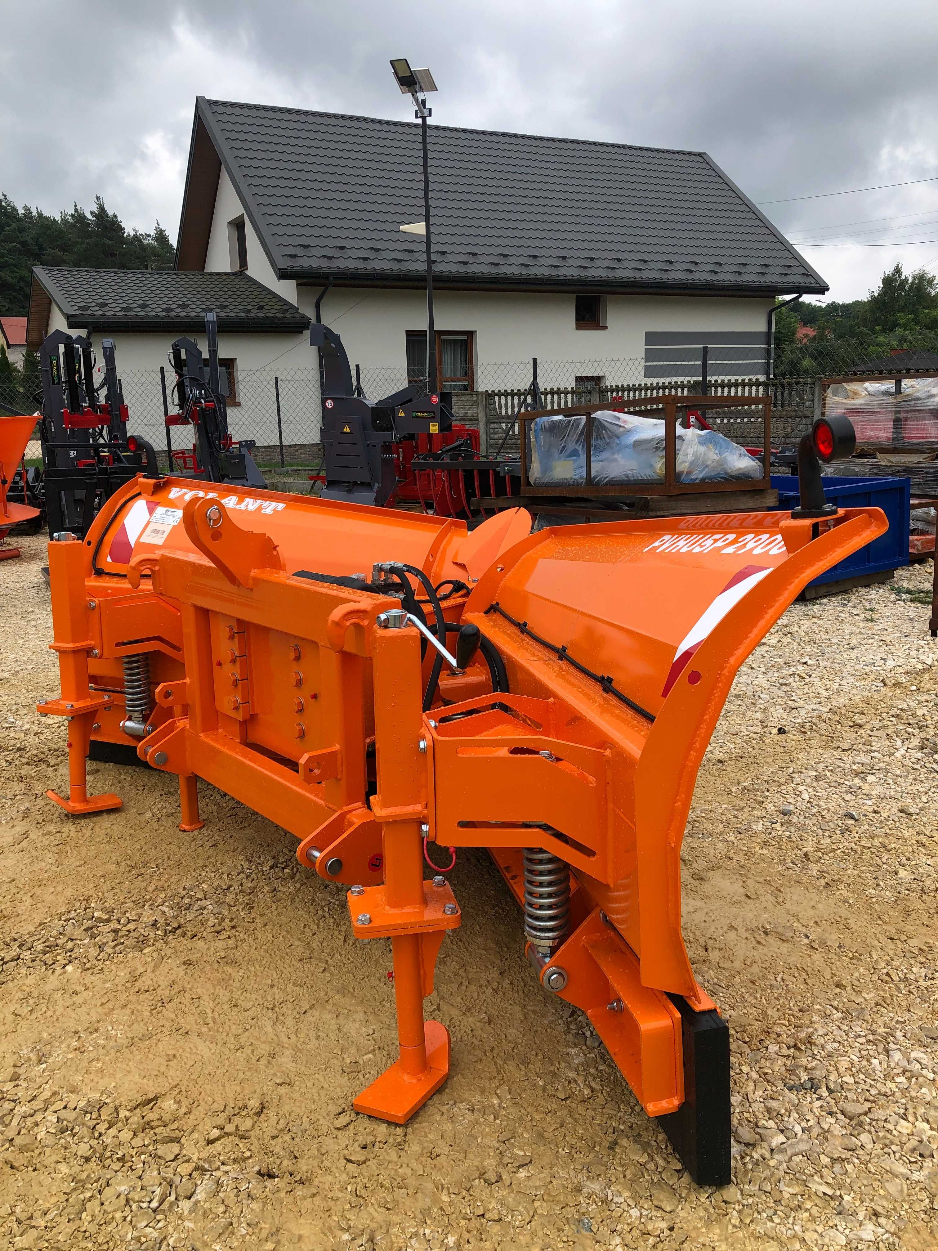 Nowy solidny pług do śniegu hydrauliczny VOLANT gwarancja
