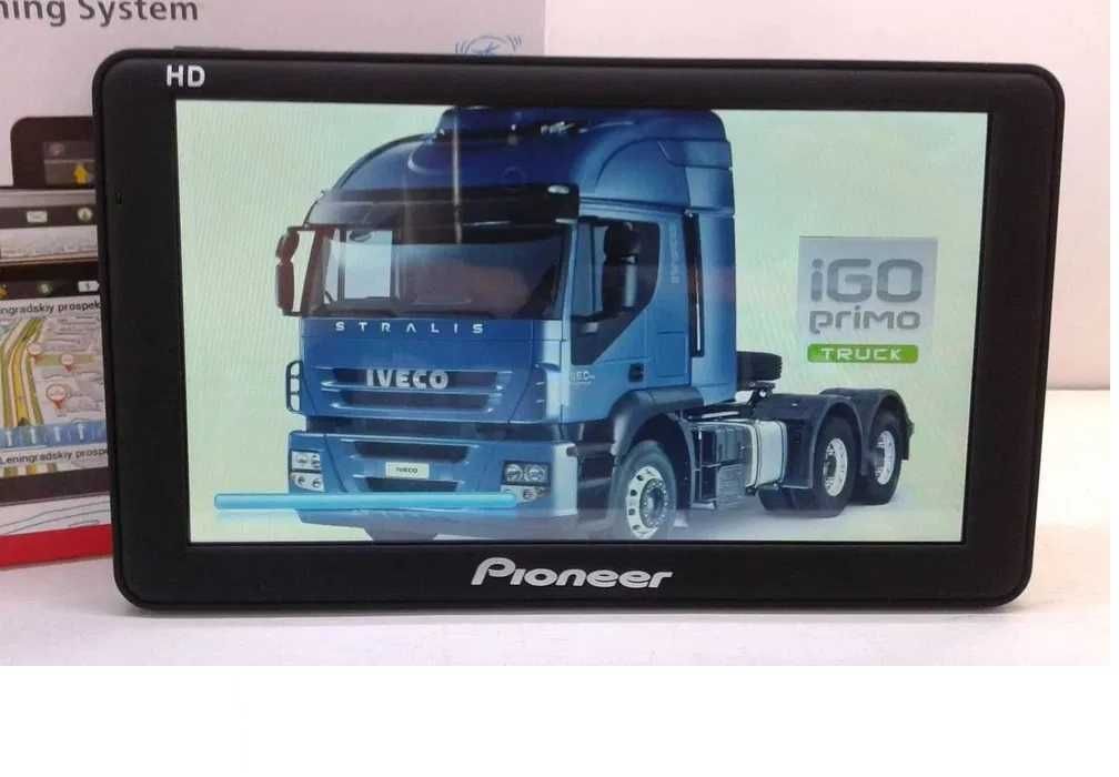 2025р TIR /ADR Грузовий GPS навігатор Pioneer 7 дюймів Європа, Україна