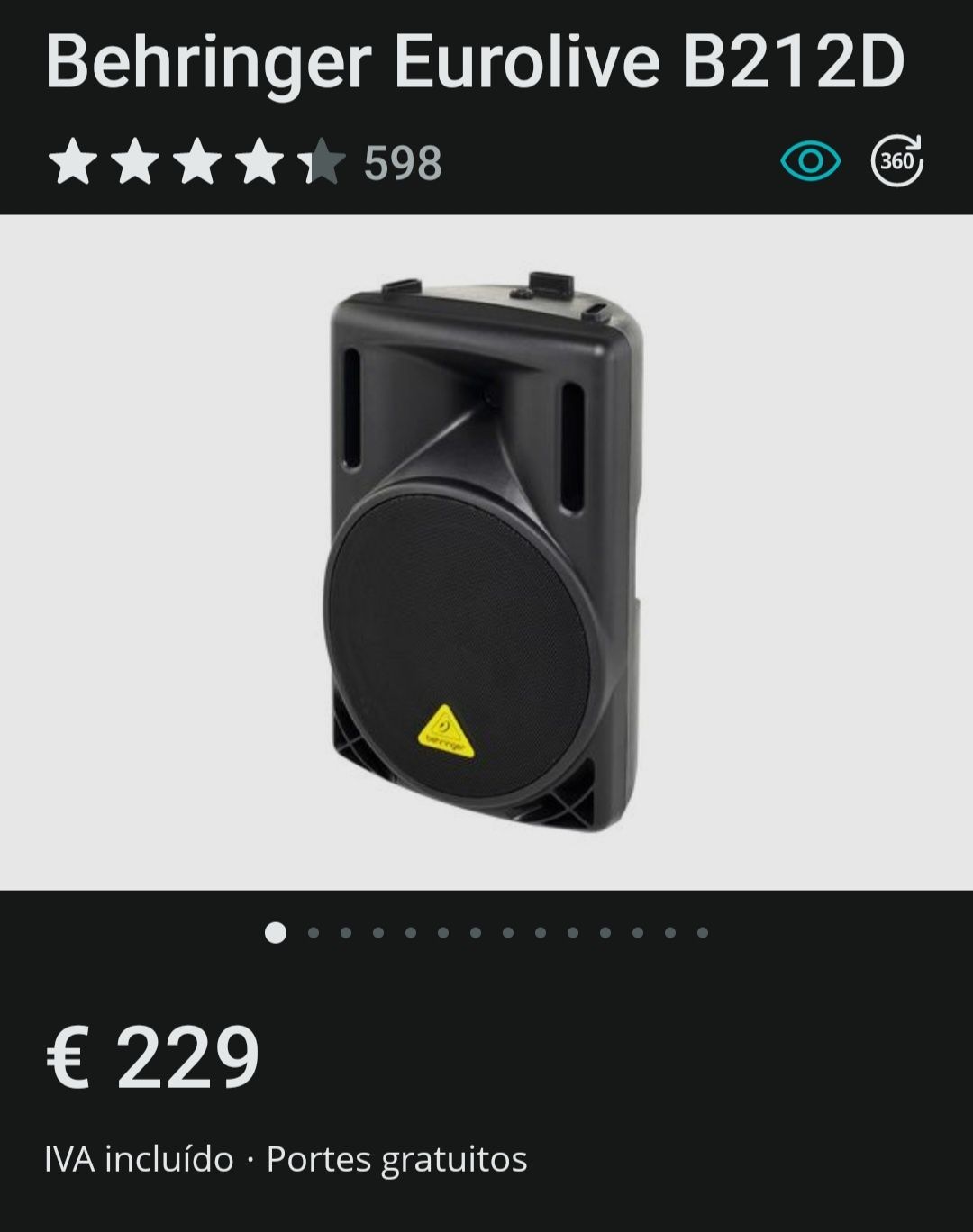 Sistema PA Behringer + Mesa Mistura
