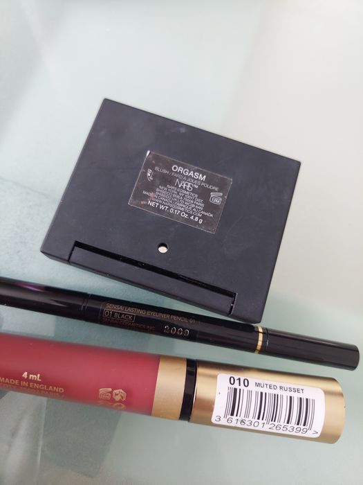 Nars orgasm max factor colour elixir sensai eyeliner róż pomadka