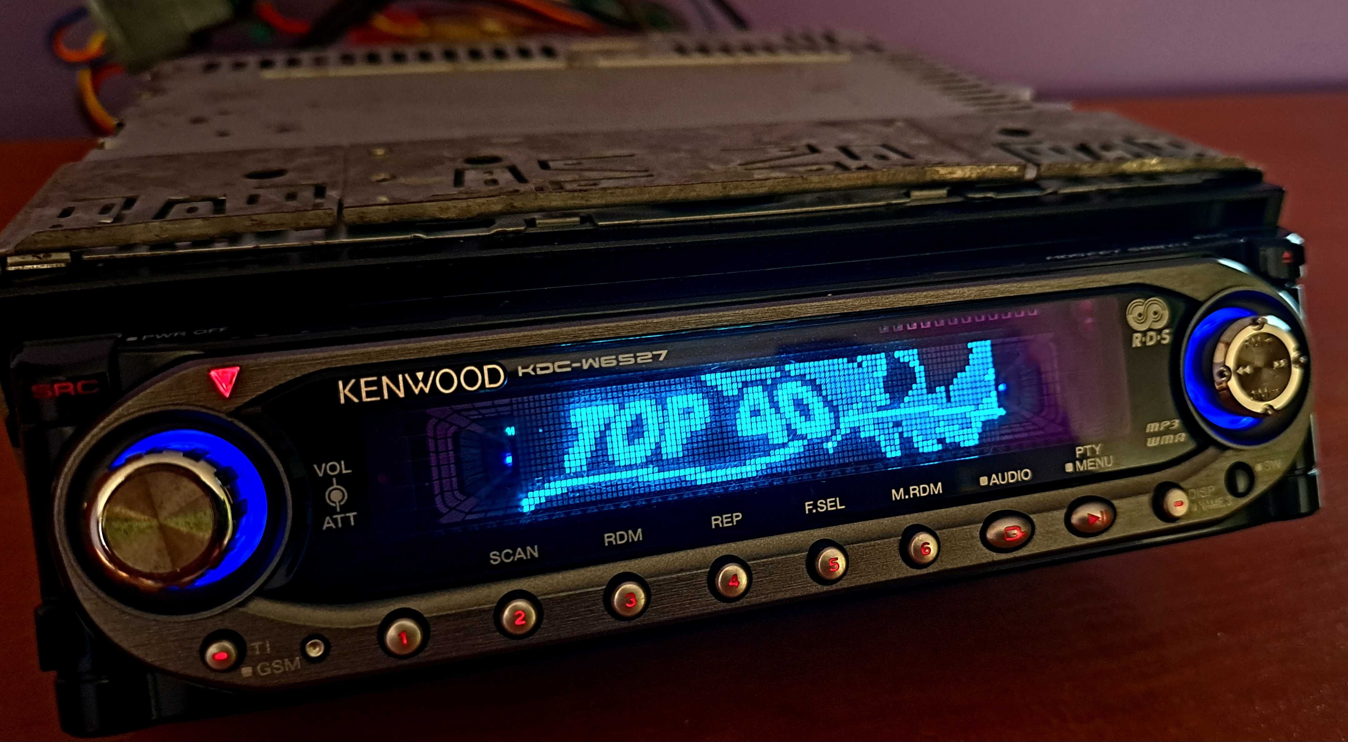 Kenwood KDC-W6527 I Winda I AUX I Krystaliczny wyświetlacz I CD Name