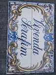Painel  de azulejos antigos