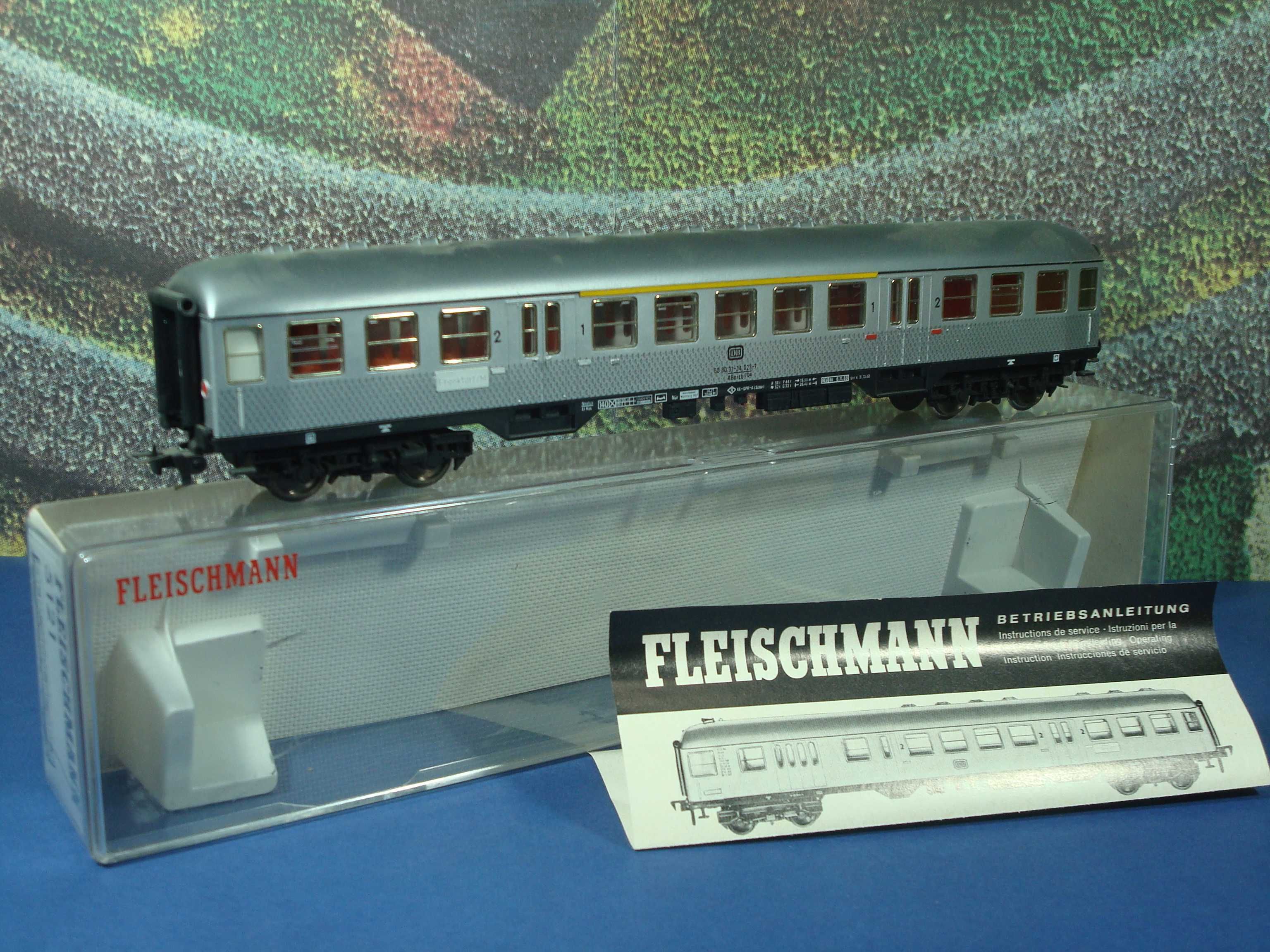 Fleischmann H0 5121 - Carruagem 1ª/2ª Classe "Silberling" "DB"/ Usado
