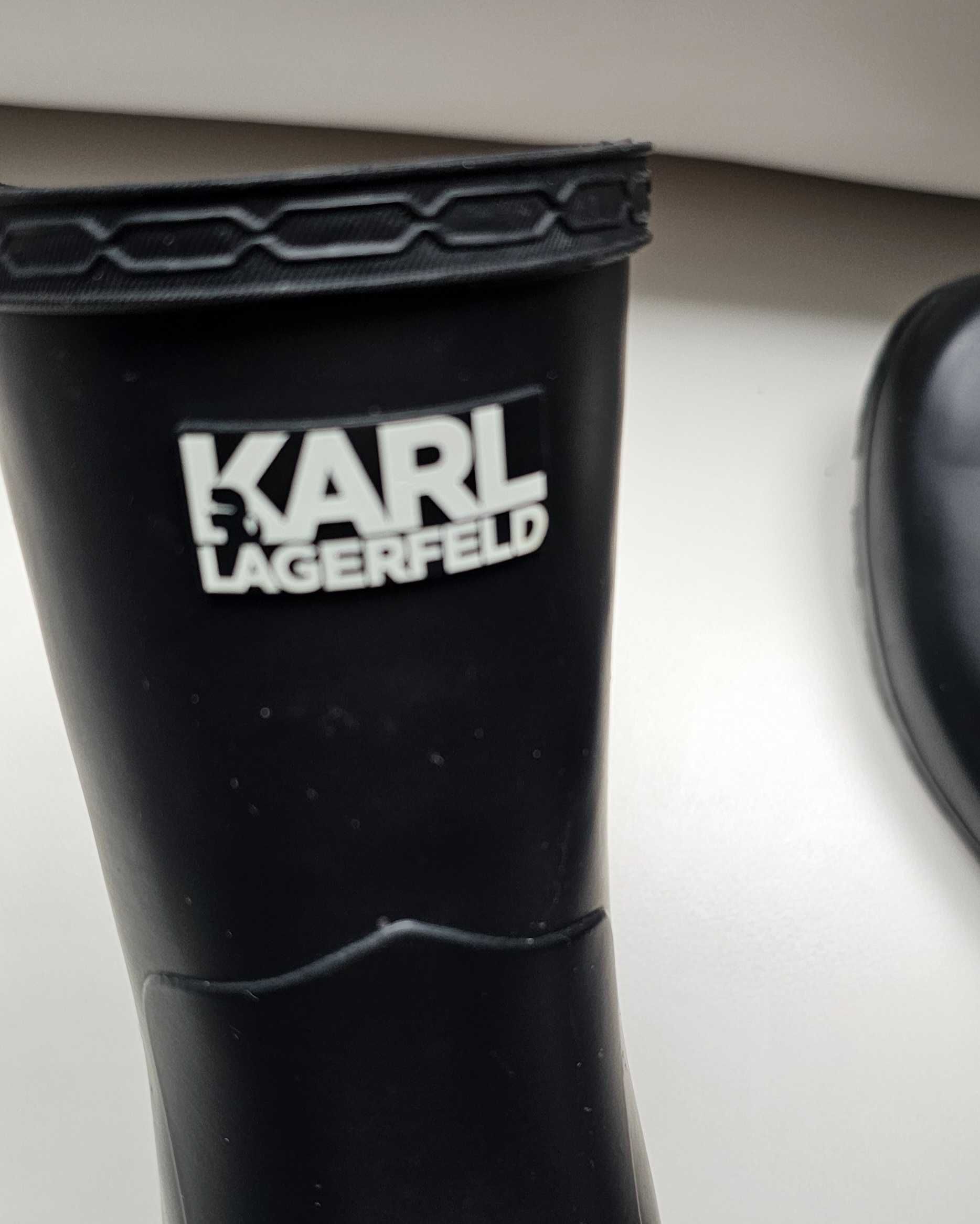 Karl Lagerfeld orginalne kalosze roz 41