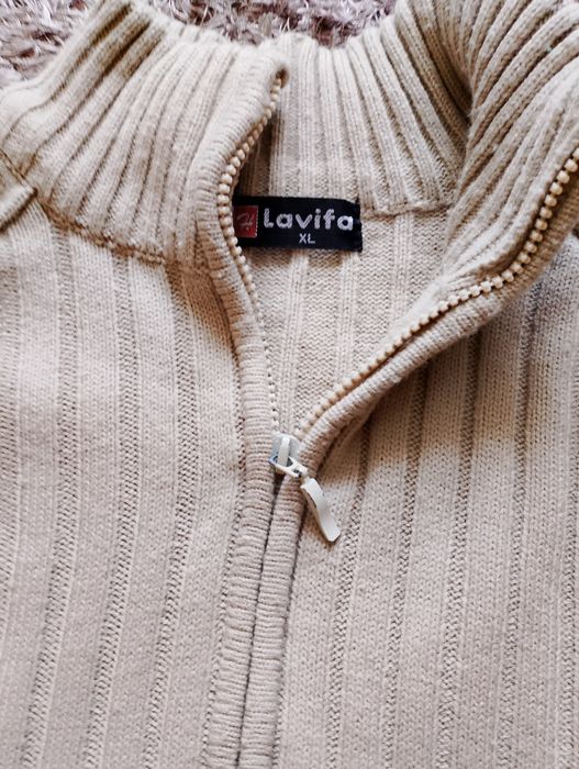 Sweter męski na suwak