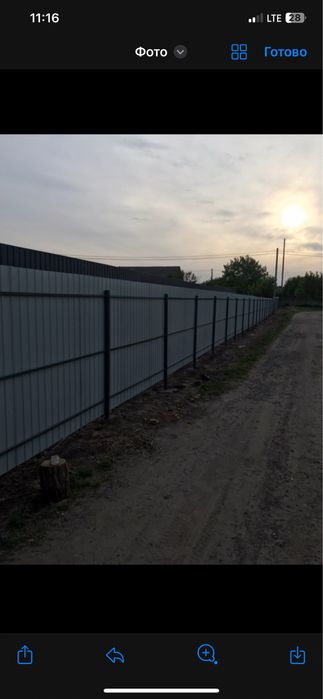 Купить забор из профнастила забор профлист кривой рог забор из профиля