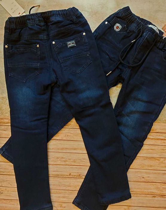 Джинси для хлопчиків на флісі taurus 128 140 146 152 158 прямі