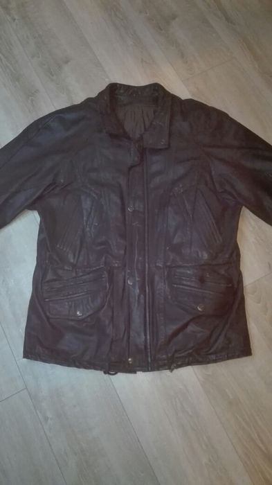 Kurtka męska skóra naturalna brązowa rozmiar XL