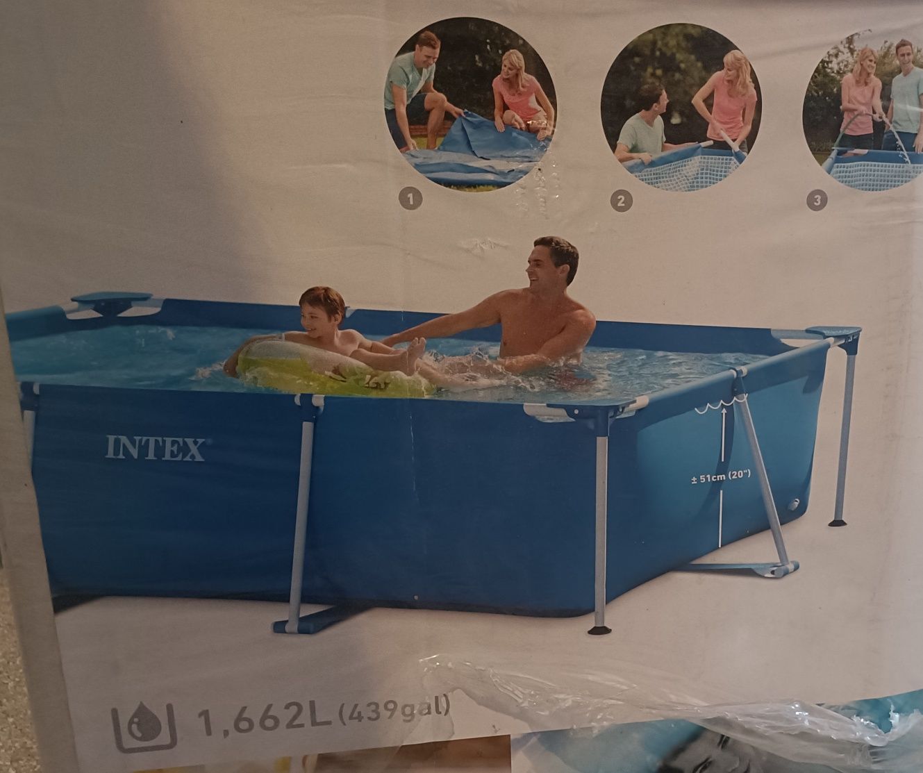 Piscina Intex + acessórios