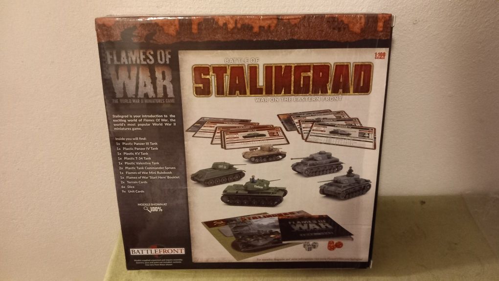 Starter Set Stalingrad e tanques para jogo Flames of War/Tanks