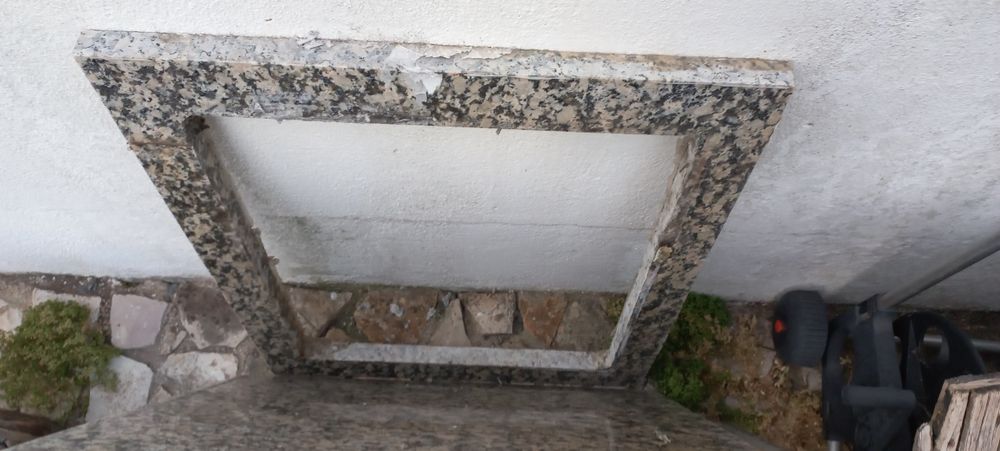 2 metros bancada granito cinza porrinho