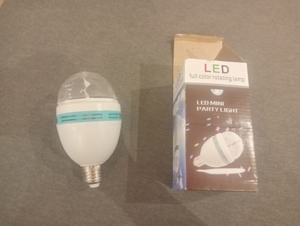Lampy sceniczne / dyskotekowe / stroboskop. MOCNE. Zestaw 4 szt+GRATIS