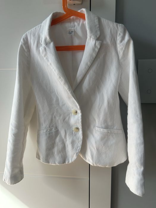 Letnia lniana marynarka dla dziewczynki ZARA Kids rozm. 140