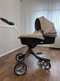 Коляска Stokke Xplory 2в1, беж