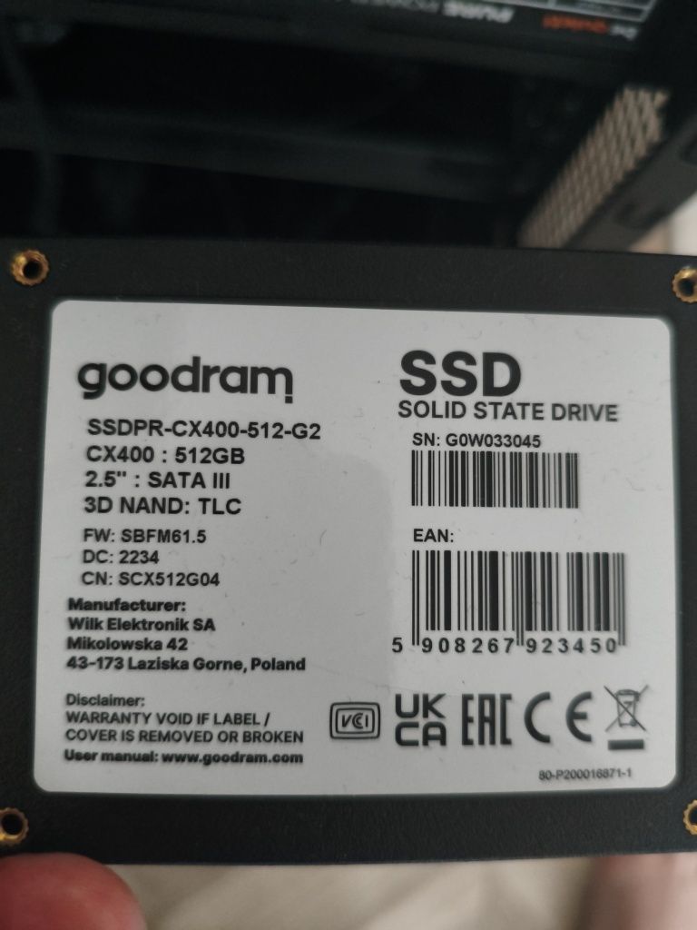 Komputer stacjonarny i7 8700k,  RTX 3060ti, 16 GB RAM, 512 SSD M2