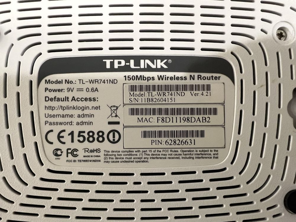 Router TP-link TL-WR741ND