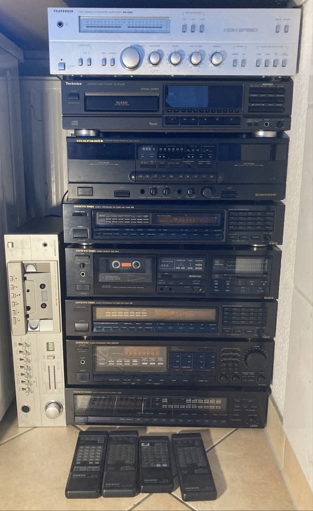 Onkyo, Marantz, Telefunken, Technisc - Pakiet 100% sprawne