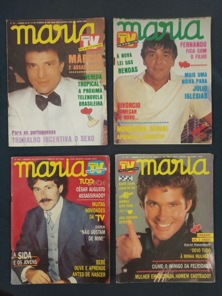 Revistas MARIA ( 32 ) anos 80 e 90 - antigas