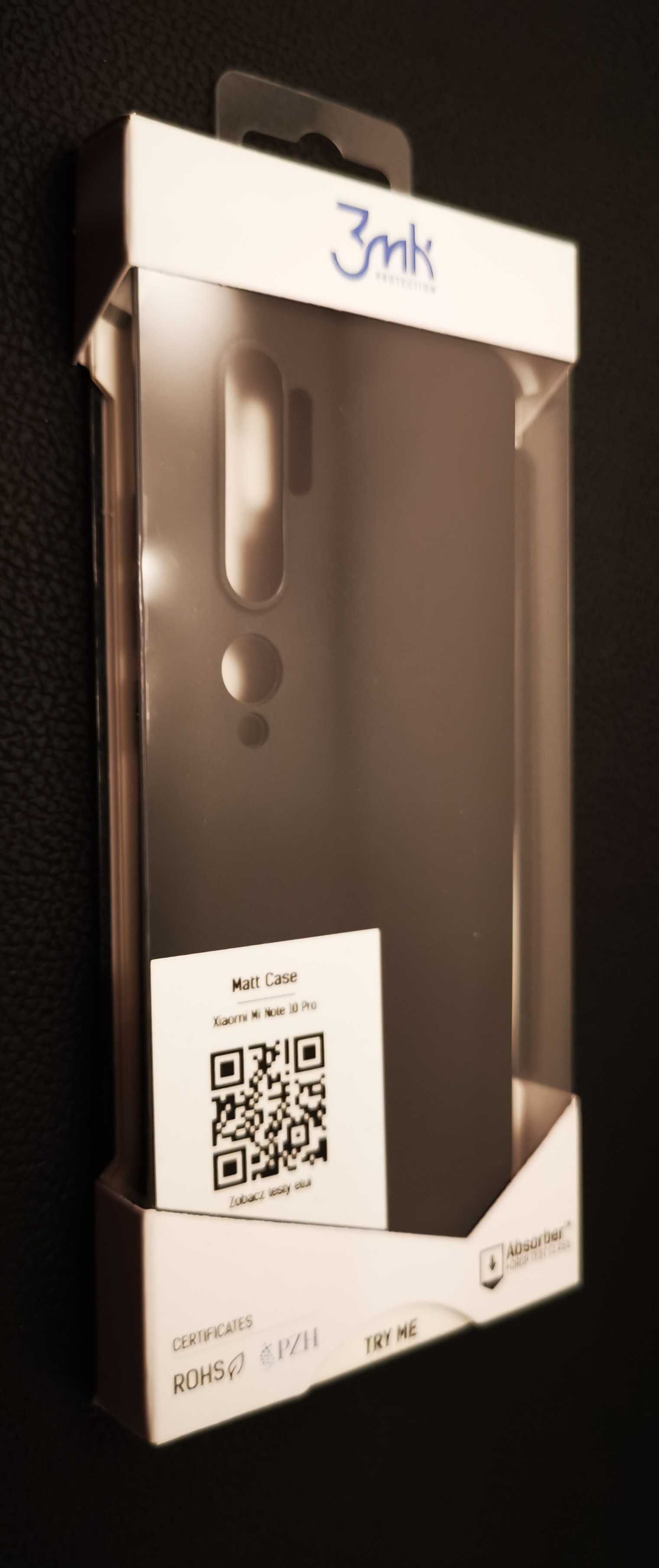 Etui case Xiaomi Mi Note 10 Pro - czarne, trwałe NOWE