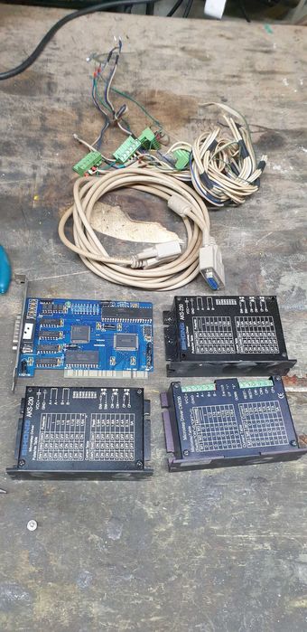 Контролер NC-Studio на 3 оси, драйвера, шд, мать