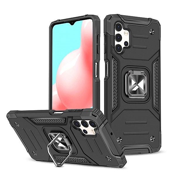 Wozinsky Ring Armor pancerne hybrydowe etui pokrowiec + magnetyczny uc