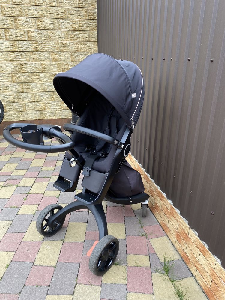 коляска stokke v6  прогулка+люлька+автокрісло