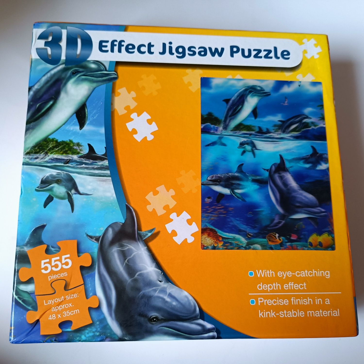 Puzzle 3D delfiny Efect Jigsaw Puzzle