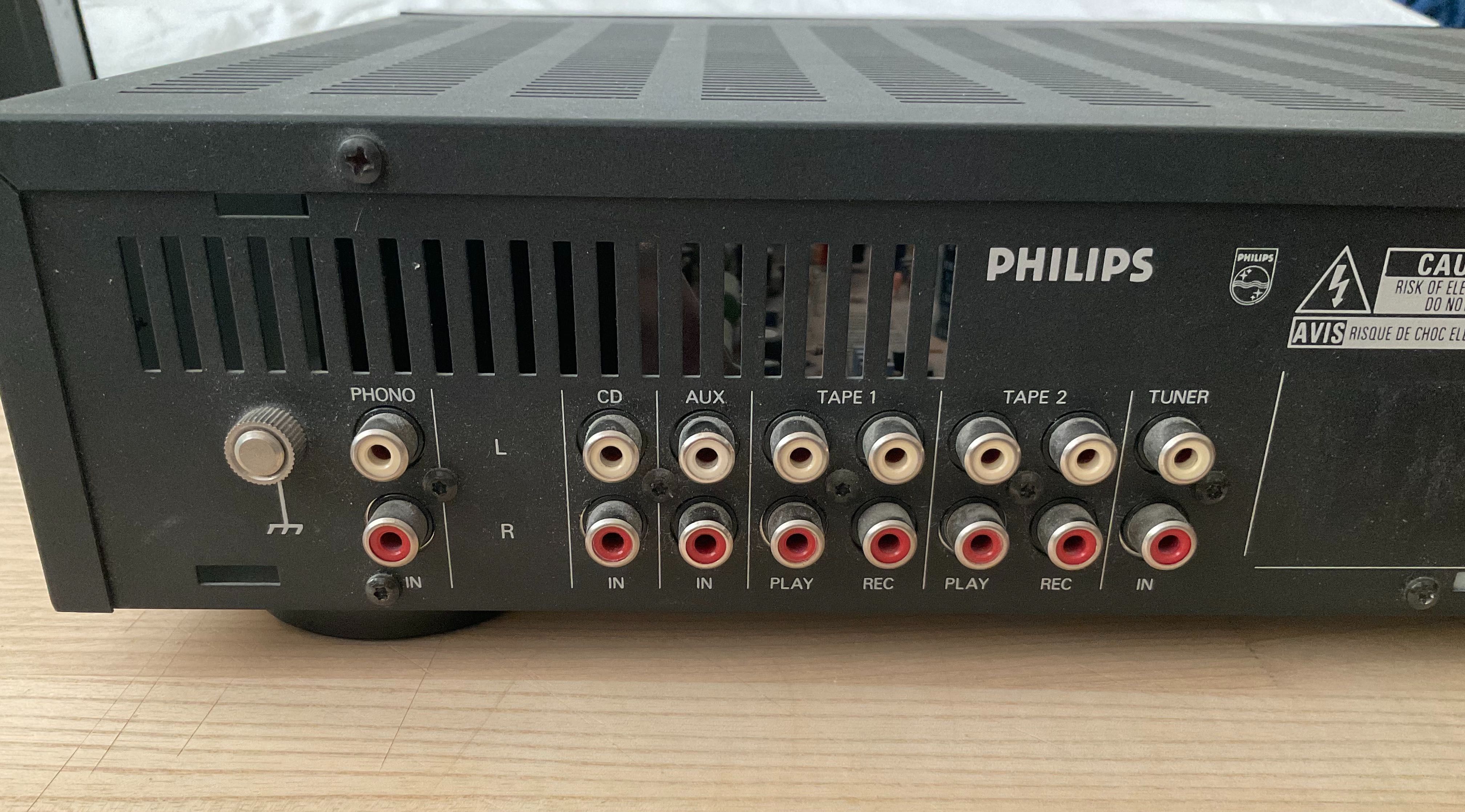 Wzmacniacz Philips FA-741 lata 90/00 retro pilot