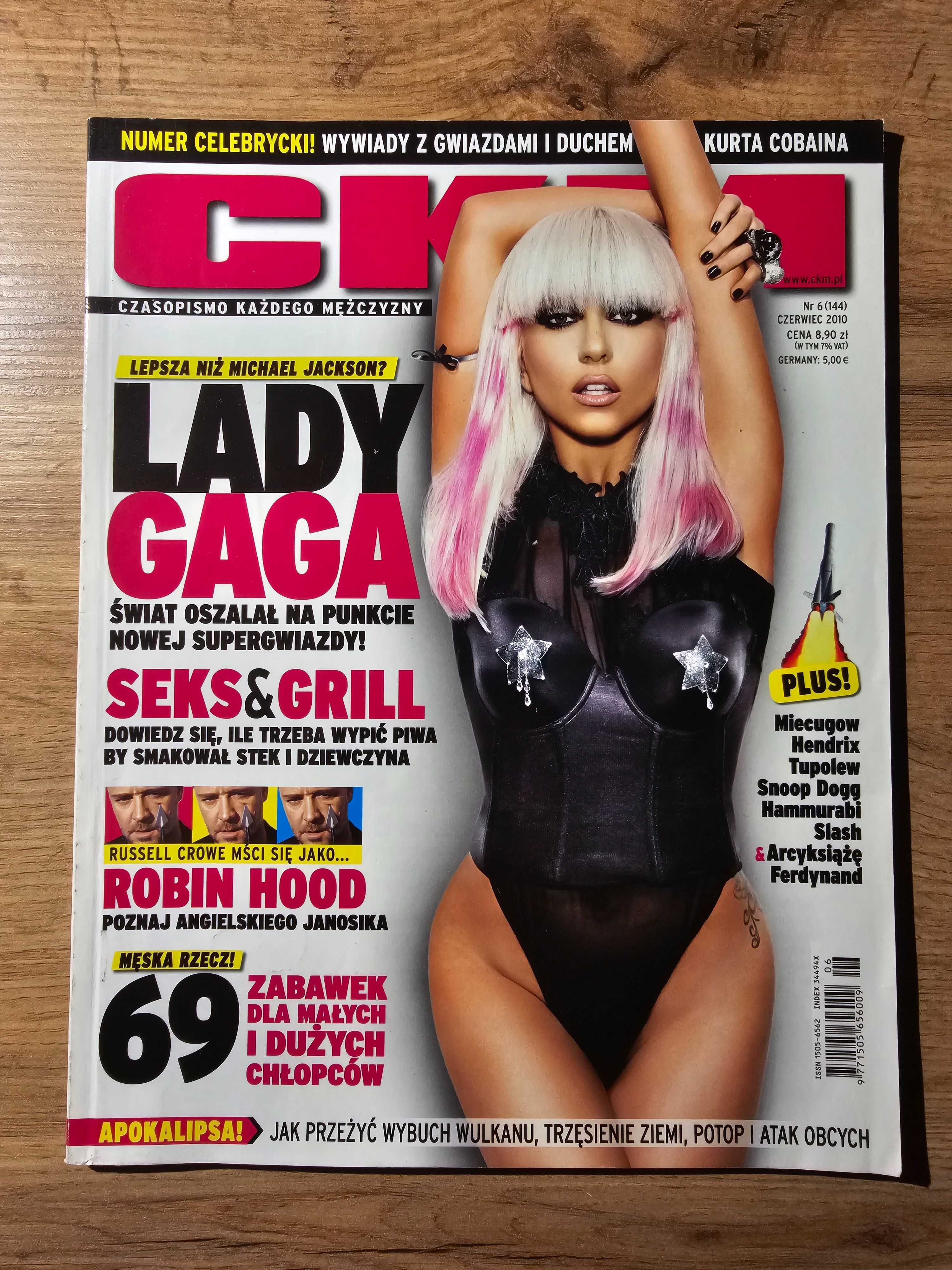CKM 6/2010 - Lady Gaga, Anna Sobolewska, Hannah Martin, Russell Crowe