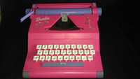 Brinquedo máquina de escrever da Barbie dos anos 90.