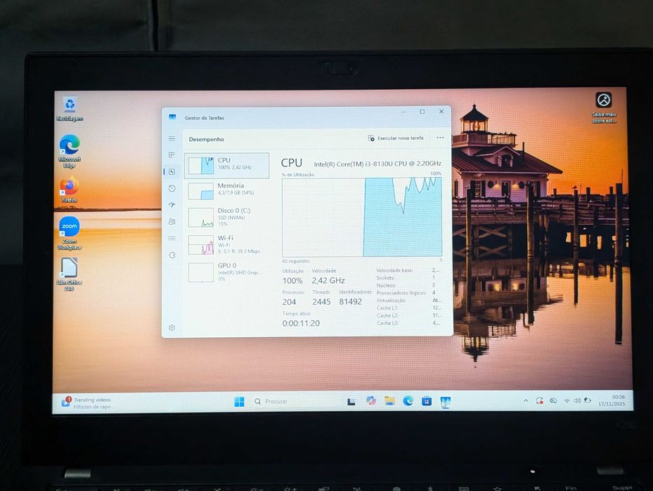 Portátil Lenovo X280 12.5" | 13" | 8GB | 256GB #2