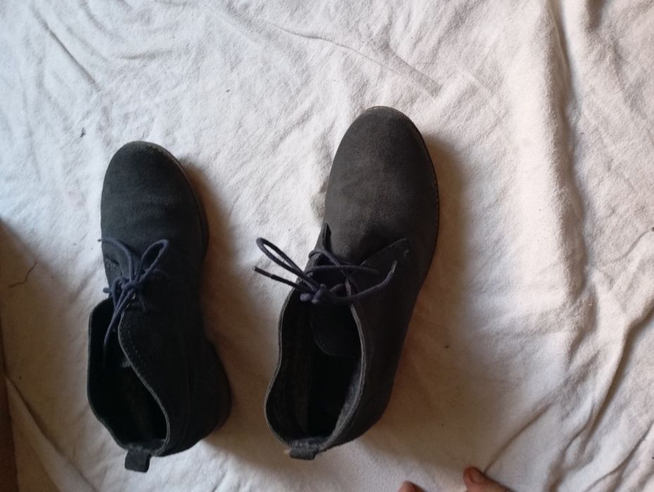 Ботинки женские осень -зима замшевые р37 Германия