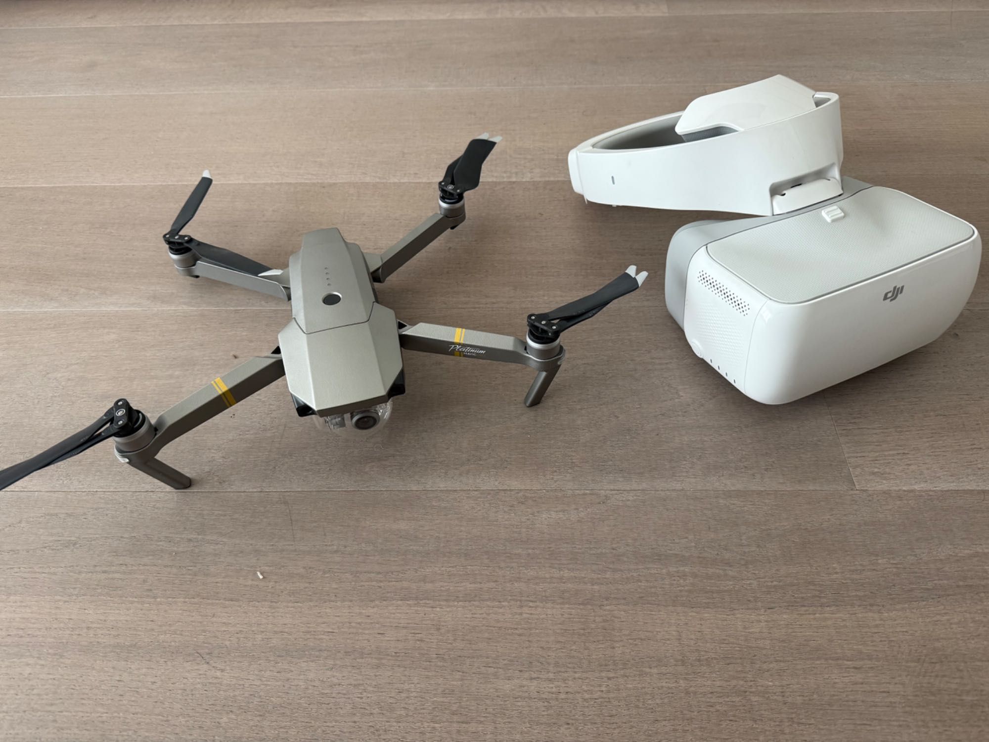 DJI Mavic Pro Platinum + DJI Goggles + Acessórios