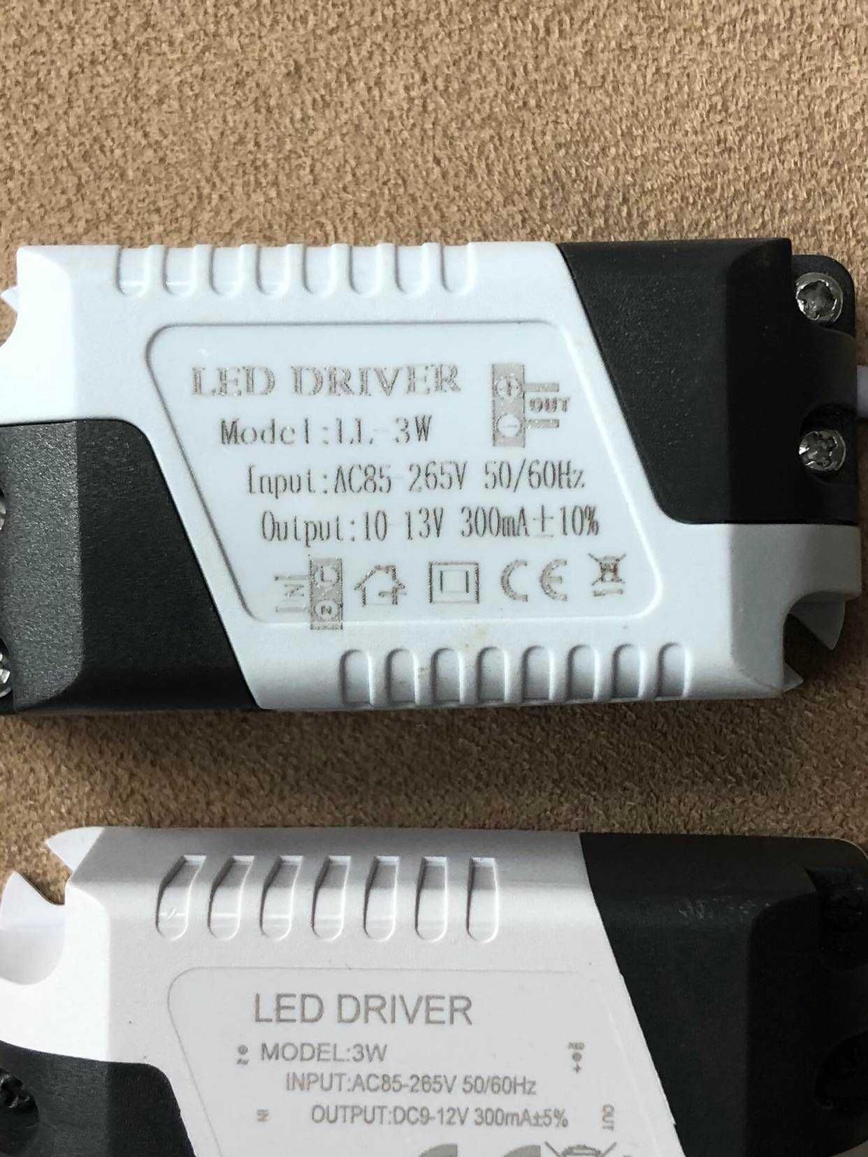 Zasilacz led driver 3W