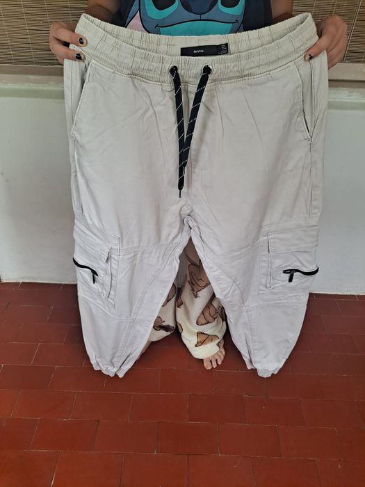 Calças de homem Bershka cargo