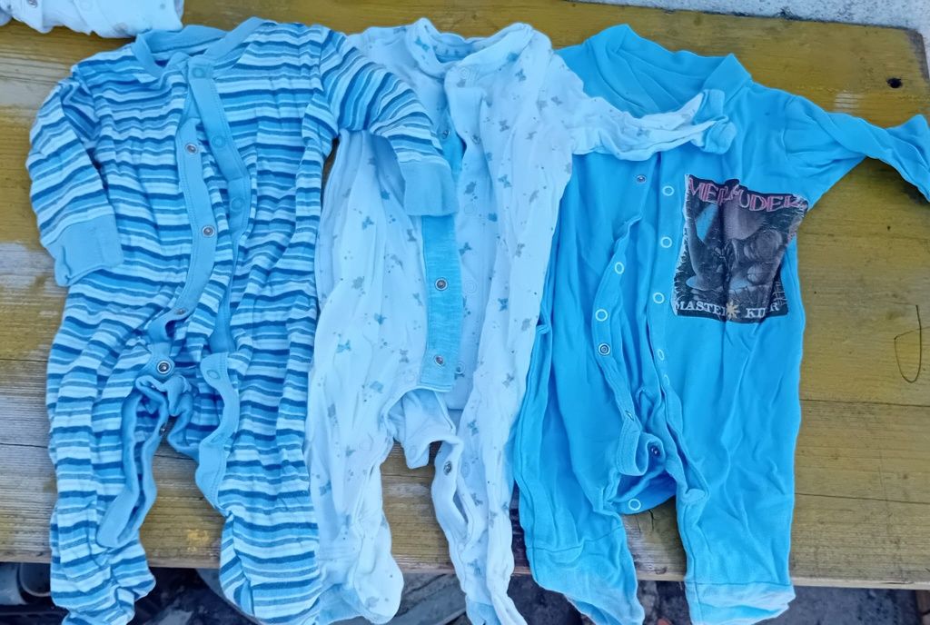 Conjunto bodys de manga comprida bebé tamanho 3-6 meses