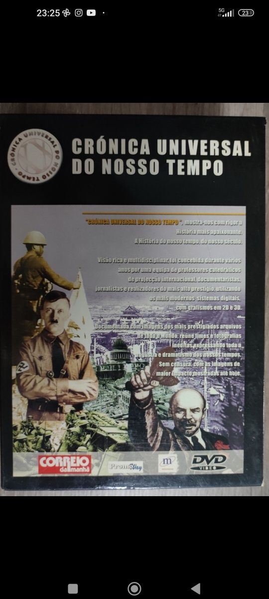 DVD - crónicas universais do nosso tempo