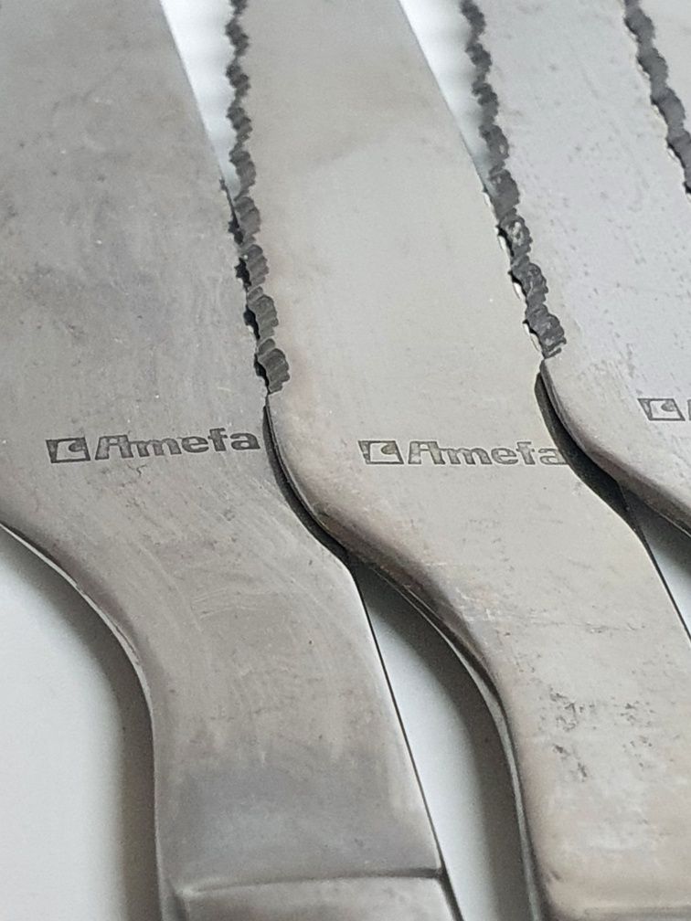 Komplet 12szt sztućce Amefa dla 6 osób do steków