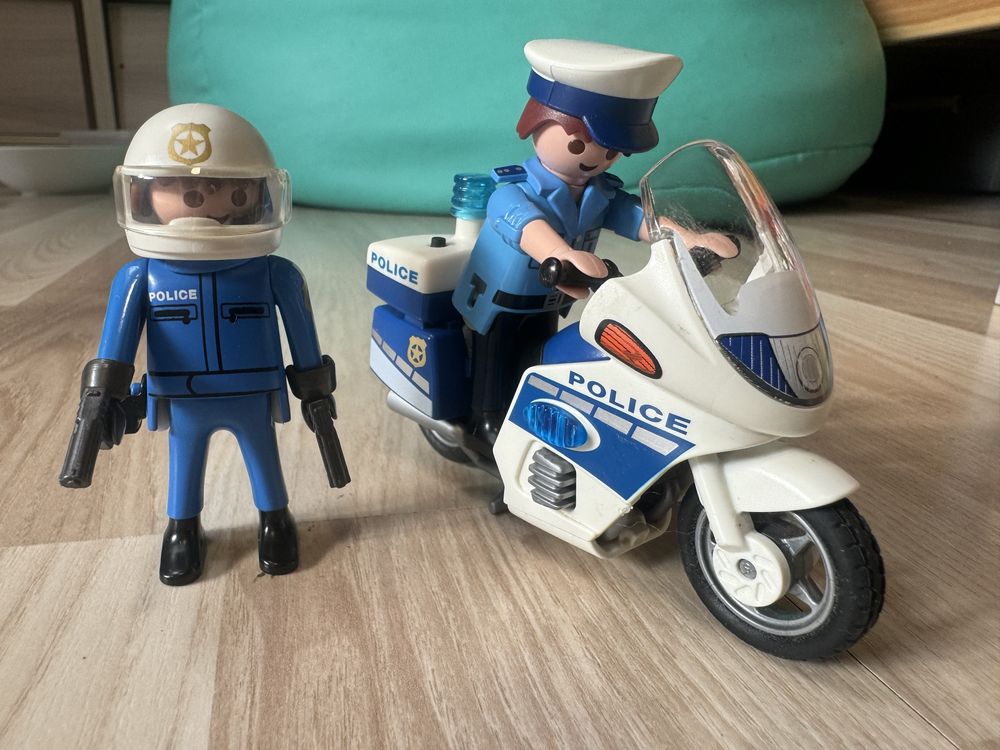 Playmobil policja motocykl