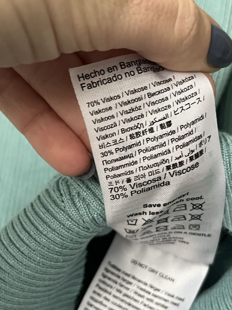 Sweterek bluzka trapez m l wiskoza