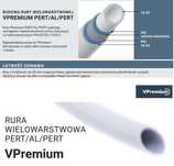 Rura Alu Pex 16x2 200mb Zapras. Zacisk VESBO PERT/AL/PERT