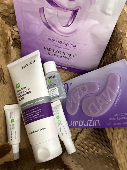 zestaw koreańskich kosmetyków retinal mask cream