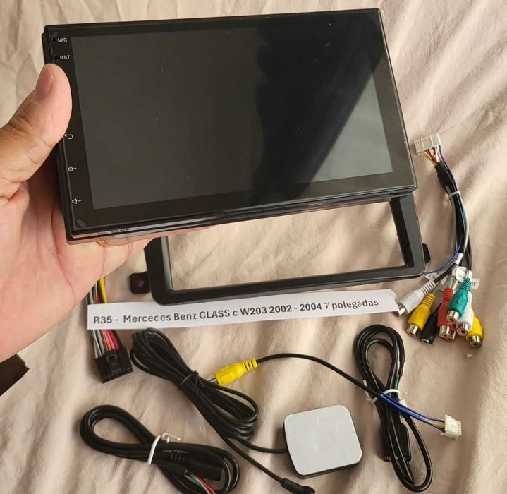 R35 Auto Rádios Mercedes Benz CLASS c W203 desde 2002 a 2004 7`android
