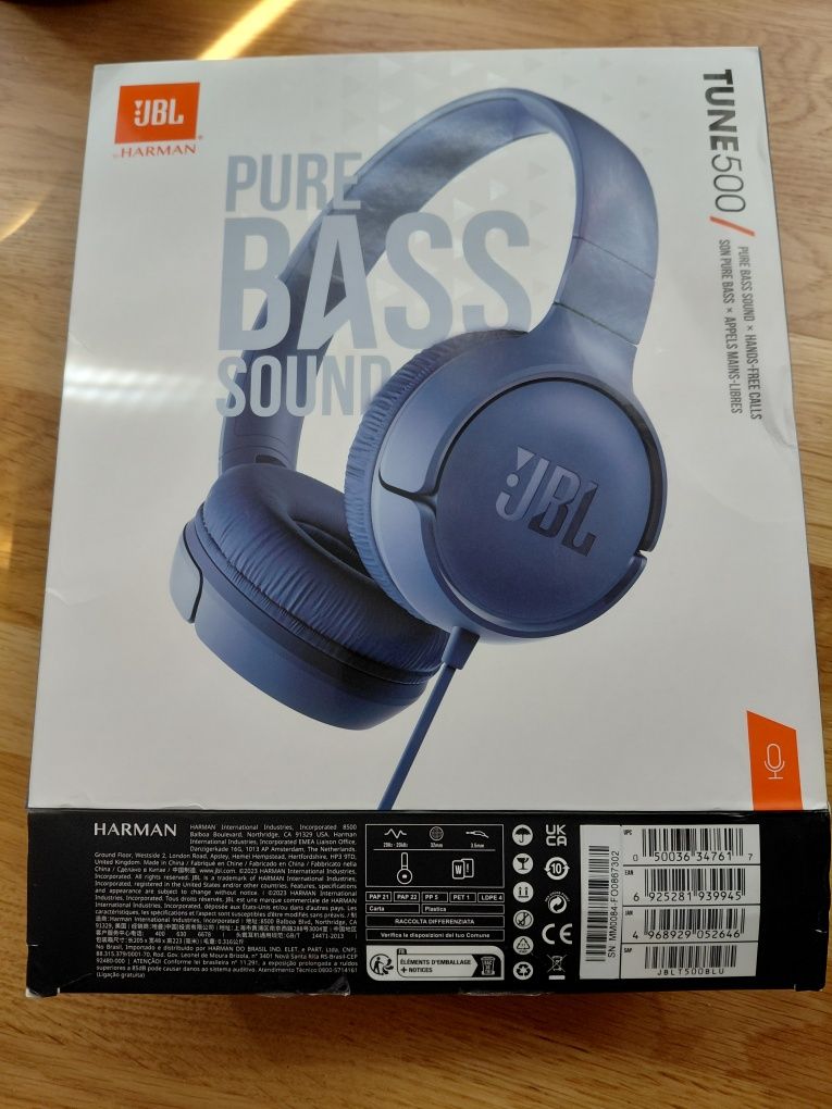 Słuchawki JBL Z KABLEM