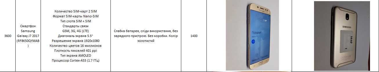 Смартфони Samsung Galaxy J7 2017