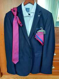 Костюм брюки пиджак рубашка галстук Marco Menti